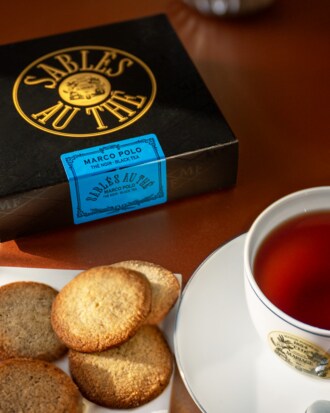 Find out more on the Marco Polo tea flavoured Sablés